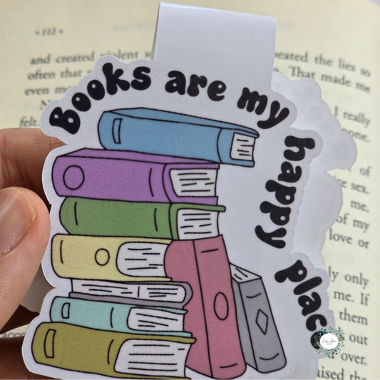 Books are my Happy Place Magnetic Bookmark
