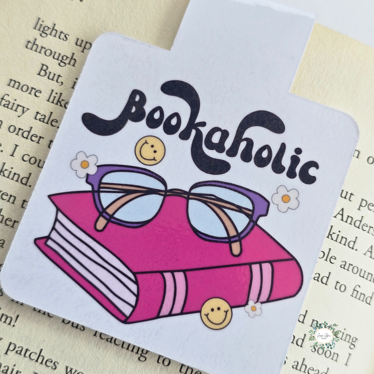 Bookaholic Magnetic Bookmark