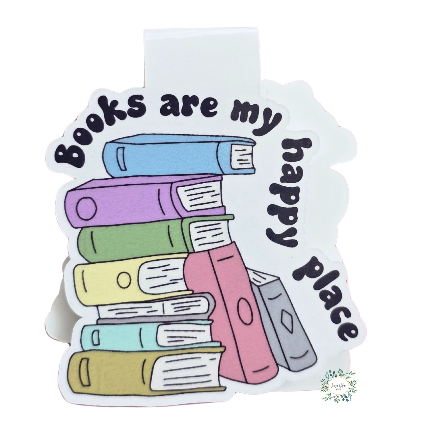 Books are my Happy Place Magnetic Bookmark