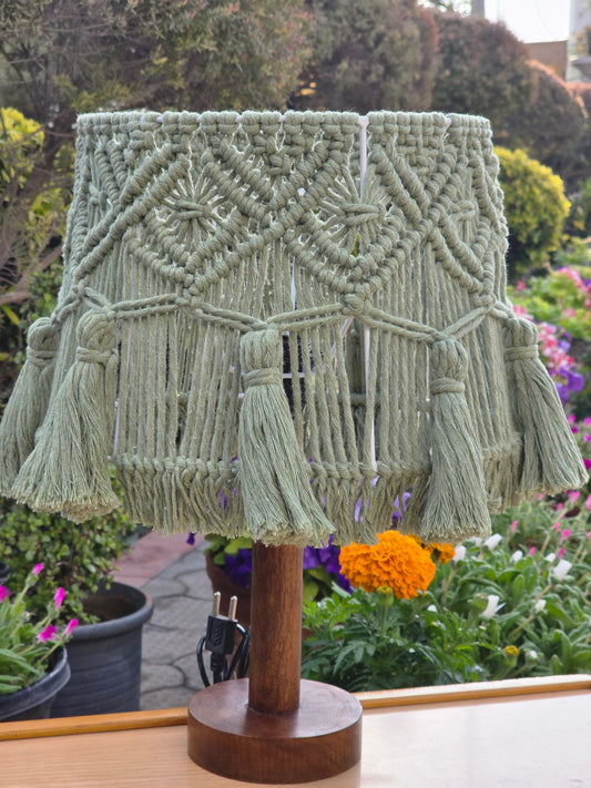 Light Green Lampshade