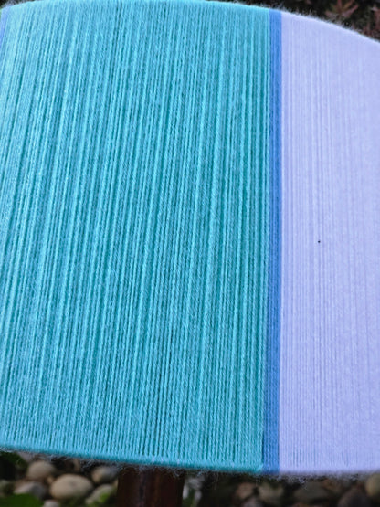 Green Striped Handmade Lampshade