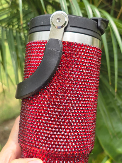 Red Rhinestone Tumbler