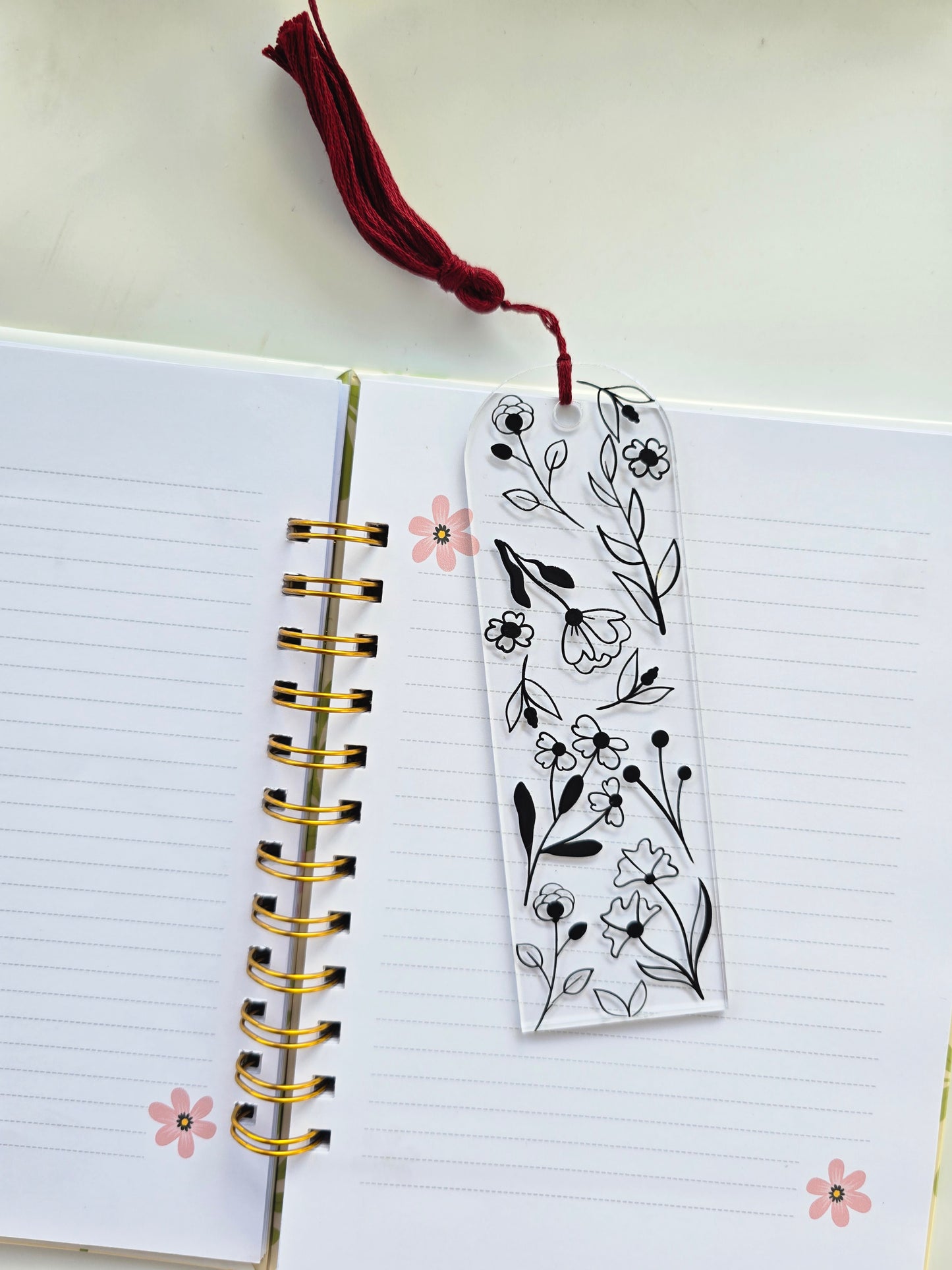 Wildflowers Acrylic Bookmark