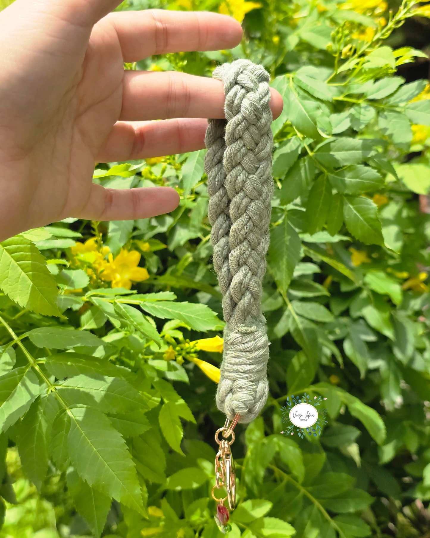 Light Green Macrame Wrislet